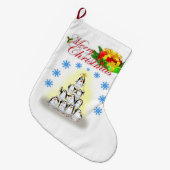 ペンギン,クリスマスストッキング ラージクリスマスストッキング (正面 (吊り時))