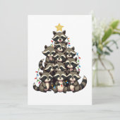 ペンギン クリスマス ツリー メリー クリスマス Xmas 招待状 (スタンド正面)