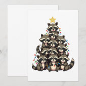 ペンギン クリスマス ツリー メリー クリスマス Xmas 招待状 (正面/裏面)
