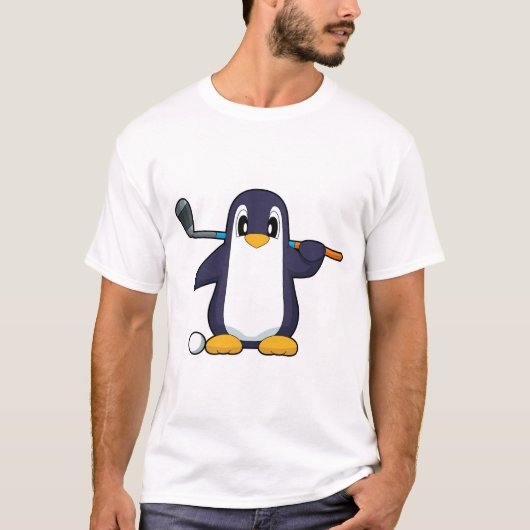 ペンギン ゴルフ クラブ Tシャツ (正面)