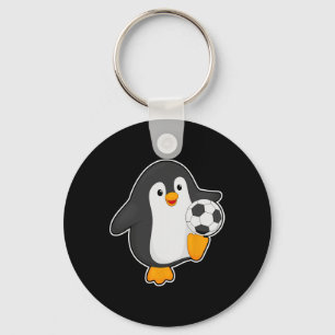 ペンギン サッカー選手 サッカー スポーツ キーホルダー