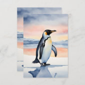 ペンギン サンキューカード (正面/裏面)