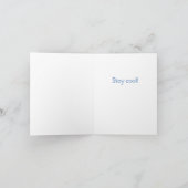 ペンギン・シック・ハッピーグリーティングカード カード (内部)