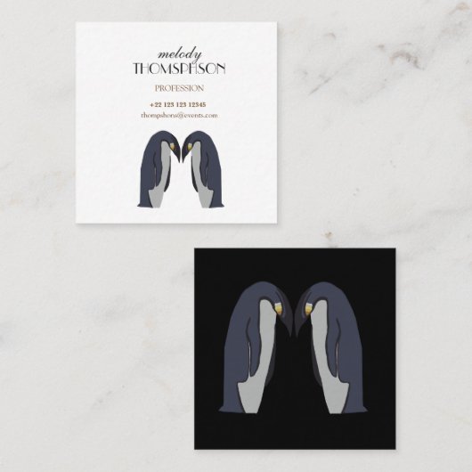 ペンギン スクエア名刺 (正面/裏面)