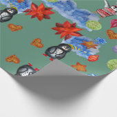 ペンギン&スターズラッピング紙 ラッピングペーパー (角)