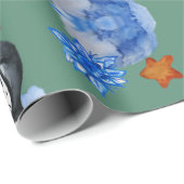 ペンギン&スターズラッピング紙 ラッピングペーパー (ロールコーナー)