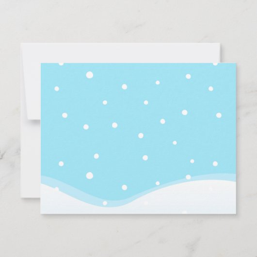 ペンギン・ツインズありがとう ノートカード (裏面)