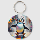 ペンギン・デジタ絵画ル・アークールト キーホルダー (裏面)