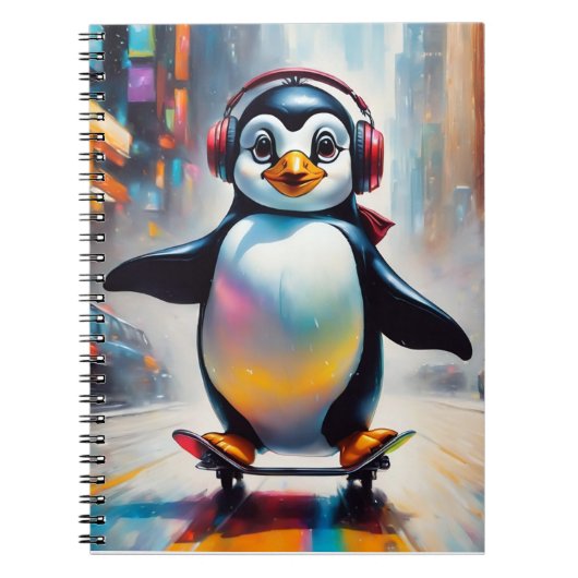 ペンギン・デジタ絵画ル・アークールト ノートブック (正面)