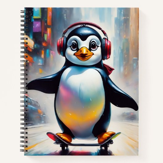 ペンギン・デジタ絵画ル・アークールト ノートブック (正面)
