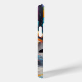 ペンギン・デジタ絵画ル・アークールト Case-Mate iPhoneケース (裏面 / 右)