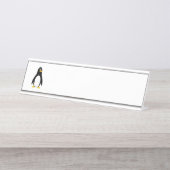 ペンギン デスクネームプレート (正面)