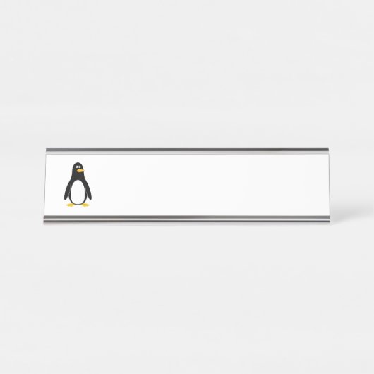 ペンギン デスクネームプレート (正面)
