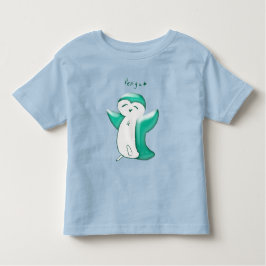 ペンギン ハッピー ペンギン（グリーン） 幼児用Tシャツ トドラーTシャツ
