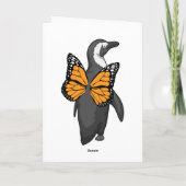 ペンギン バタフライの羽根 カード (裏面)