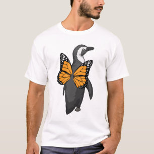 ペンギン・バタフライ Tシャツ