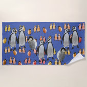 ペンギン ビーチタオル (正面)