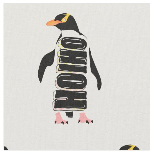 ペンギン ファブリック (クローズアップ)