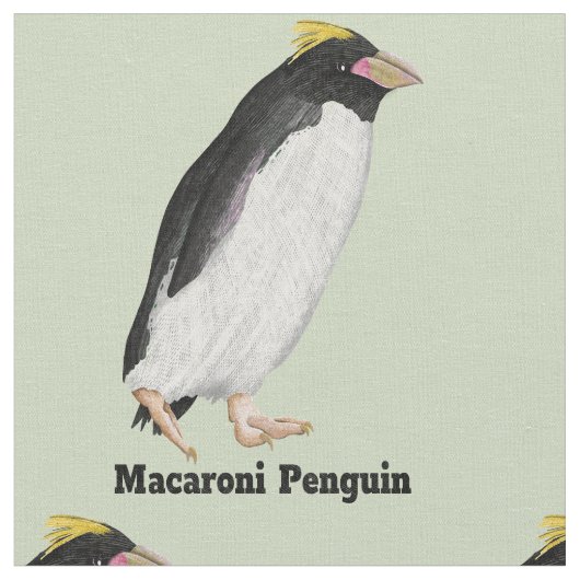 ペンギン ファブリック (クローズアップ)