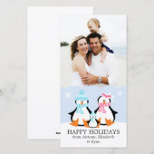 ペンギン・ファミリー シーズンカード (正面/裏面)