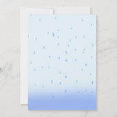 ペンギン ファミリー 招待状 (裏面)