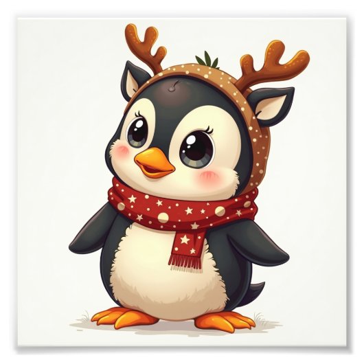 ペンギン フォトプリント            (正面)