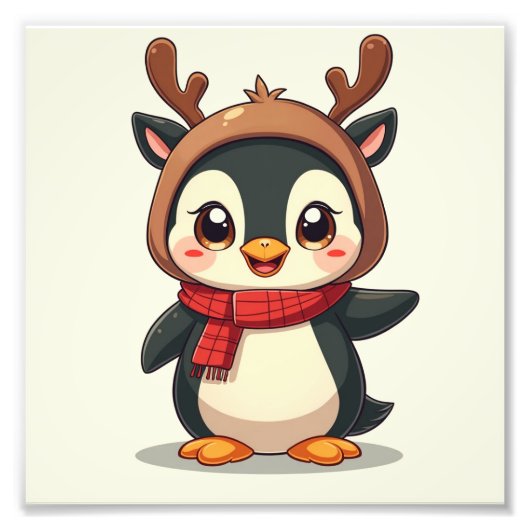 ペンギン フォトプリント            (正面)