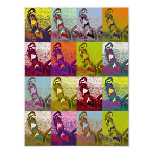 ペンギン フォトプリント            (正面)