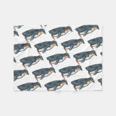 ペンギン フリースブランケット (正面(横))