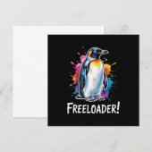 ペンギン・フリーローダーが政治に抵抗 招待状 (正面/裏面)