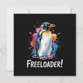 ペンギン・フリーローダーが政治に抵抗 招待状 (正面)