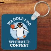 ペンギン・プン |コーヒーを飲まずに済むワドル キーホルダー (裏面)