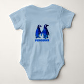ペンギン ベビーボディスーツ (裏面)