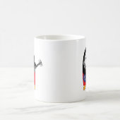 ペンギン・ベースの選手かわいい コーヒーマグカップ (中央)