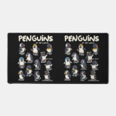 ペンギン・ペンギン世界の動物ペンギン・ラブ デスクマット (正面)