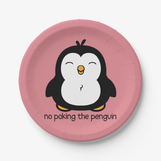 ペンギン ペーパープレート (正面)