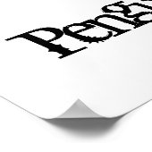 ペンギン ポスター (角)