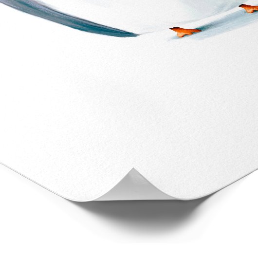 ペンギン ポスター (角)