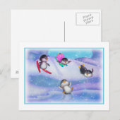 ペンギン ポストカード (正面/裏面)