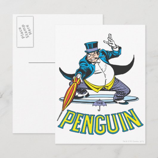 ペンギン ポストカード (正面/裏面)