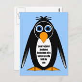 ペンギン ポストカード (正面/裏面)