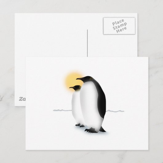 ペンギン ポストカード (正面/裏面)