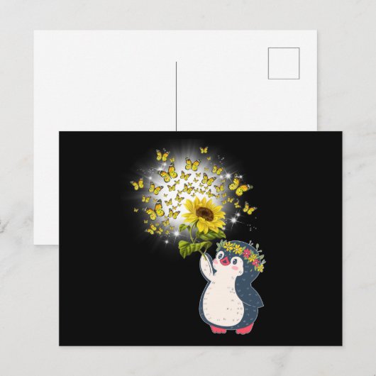 ペンギン ポストカード (正面/裏面)