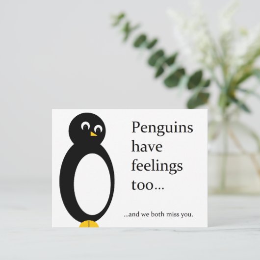 ペンギン ポストカード (スタンド正面)