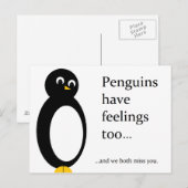 ペンギン ポストカード (正面/裏面)