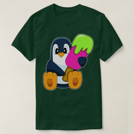 ペンギン・ポピュシクル Tシャツ (デザイン正面)