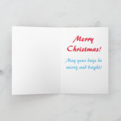 ペンギン「メリークリスマス」カード シーズンカード (内部)