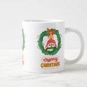 ペンギン、メリークリスマス ジャンボコーヒーマグカップ (右)