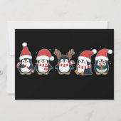 ペンギン メリークリスマス ノースポール ホリデー アニマル シーズンカード (正面)