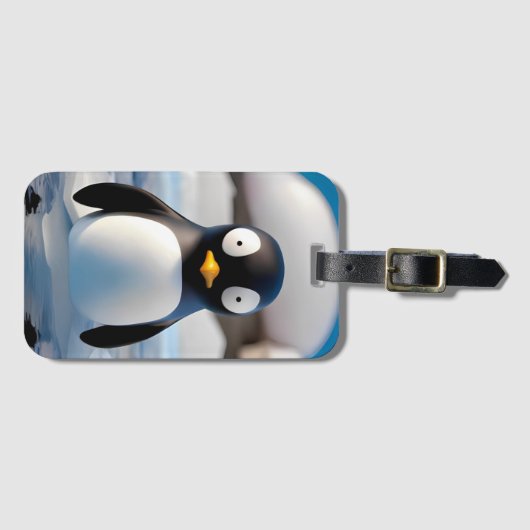 ペンギン ラゲッジタグ (正面横)
